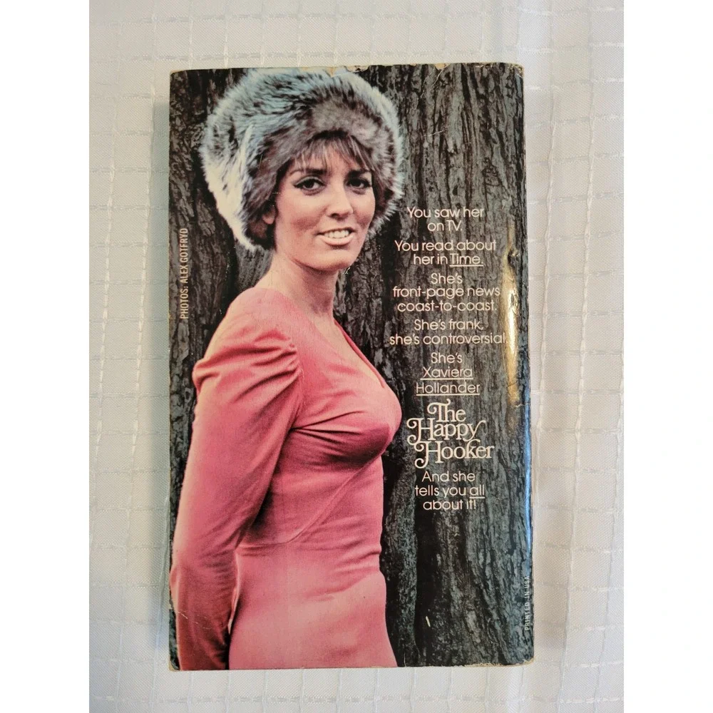 The Happy Hooker Xaviera Hollander 1972 Dell‎ Vintage Paperback 11th Printing